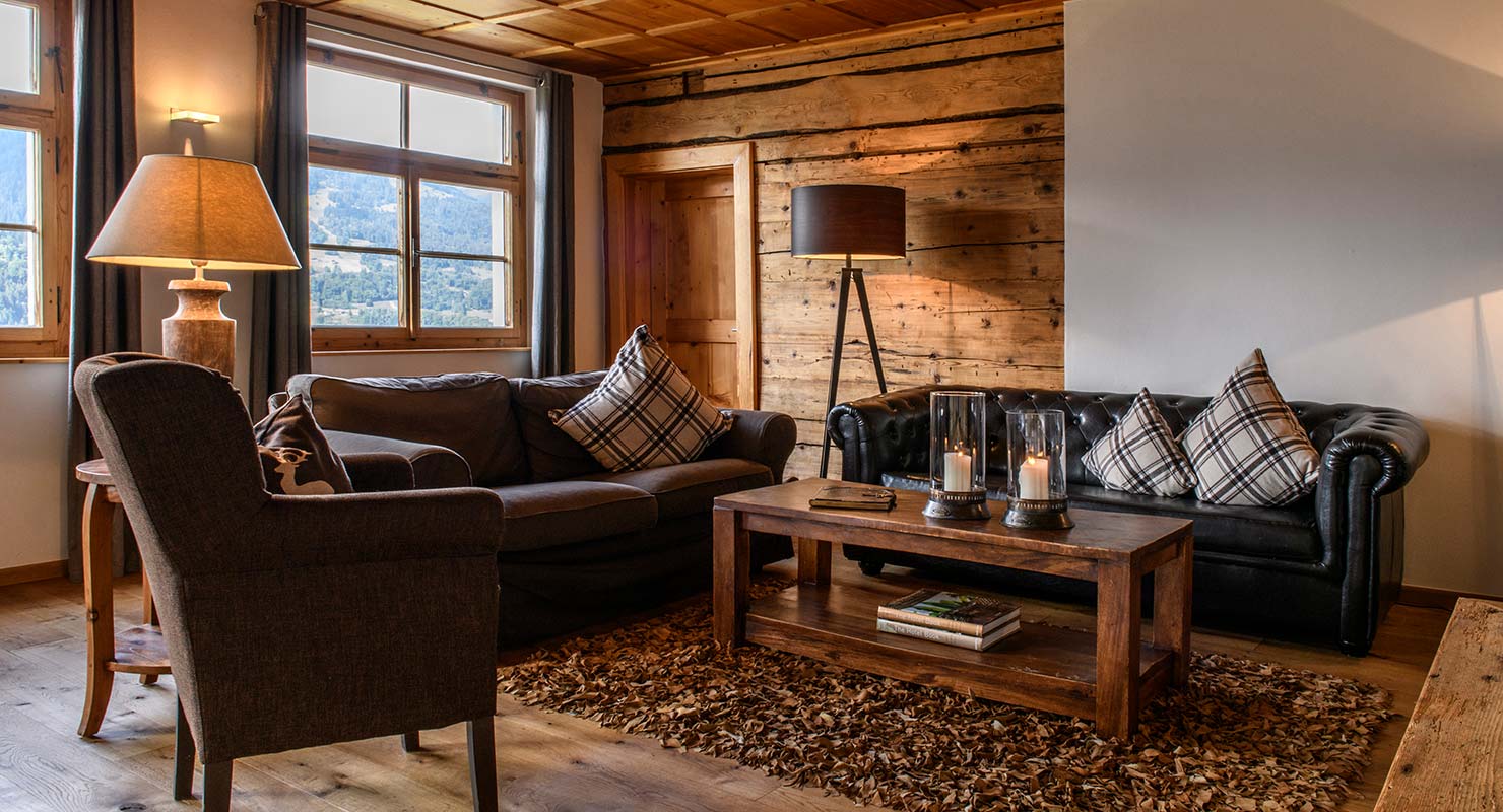 Wohnzimmer Altes Schulhaus Schruns Montafon