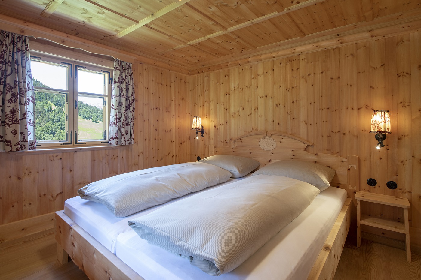 Mountain lodge Manuaf sleeping room