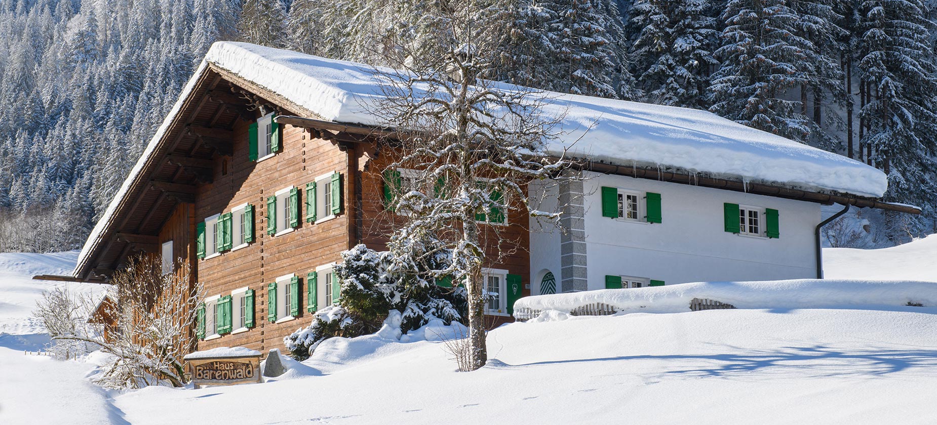 Country lodge Bärenwald winter