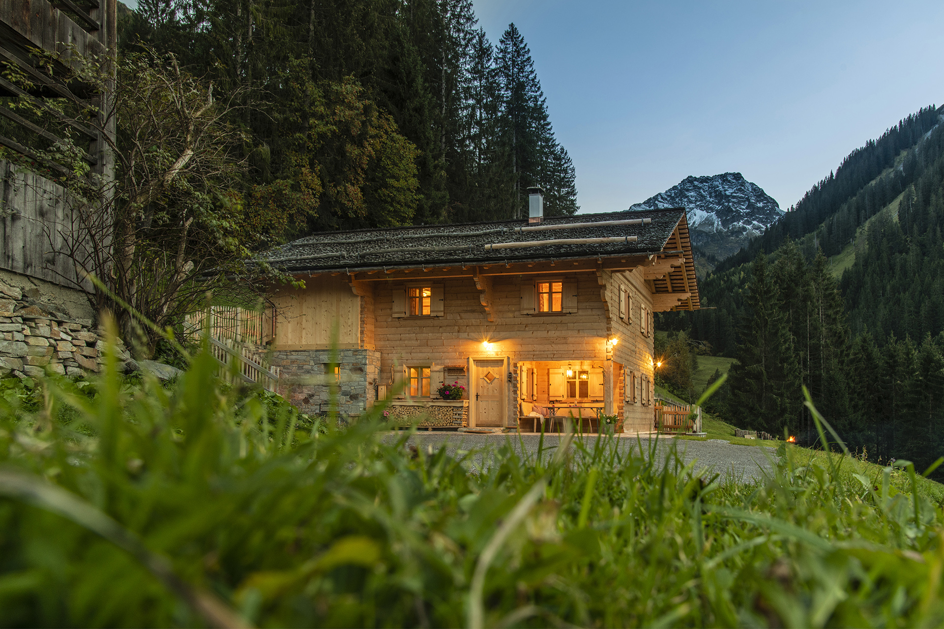 Mountain house Manuaf with Tschaggunser Mittagsspitze