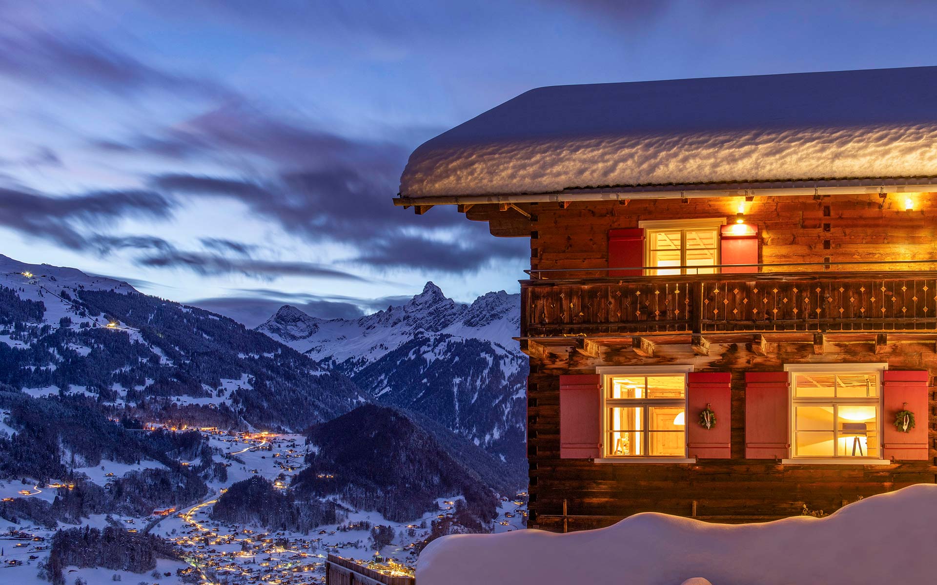 Winterstimmung Altes Schulhaus Schruns